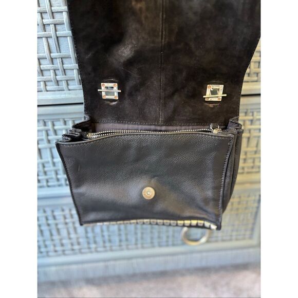 NWOT ZARA STUDDED MEDIUM CROSSBODY chain bag, $128 - Picture 4 of 11